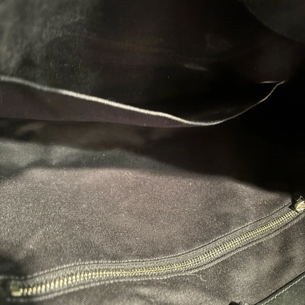 VINCE Modern V Stamped Python Medium Hobo - Picture 10 of 16